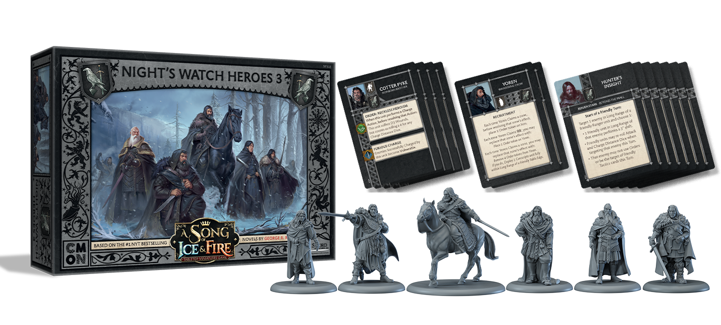 A Song of Ice and Fire : Tabletop Miniatures Game - Nights Watch Heroes #3